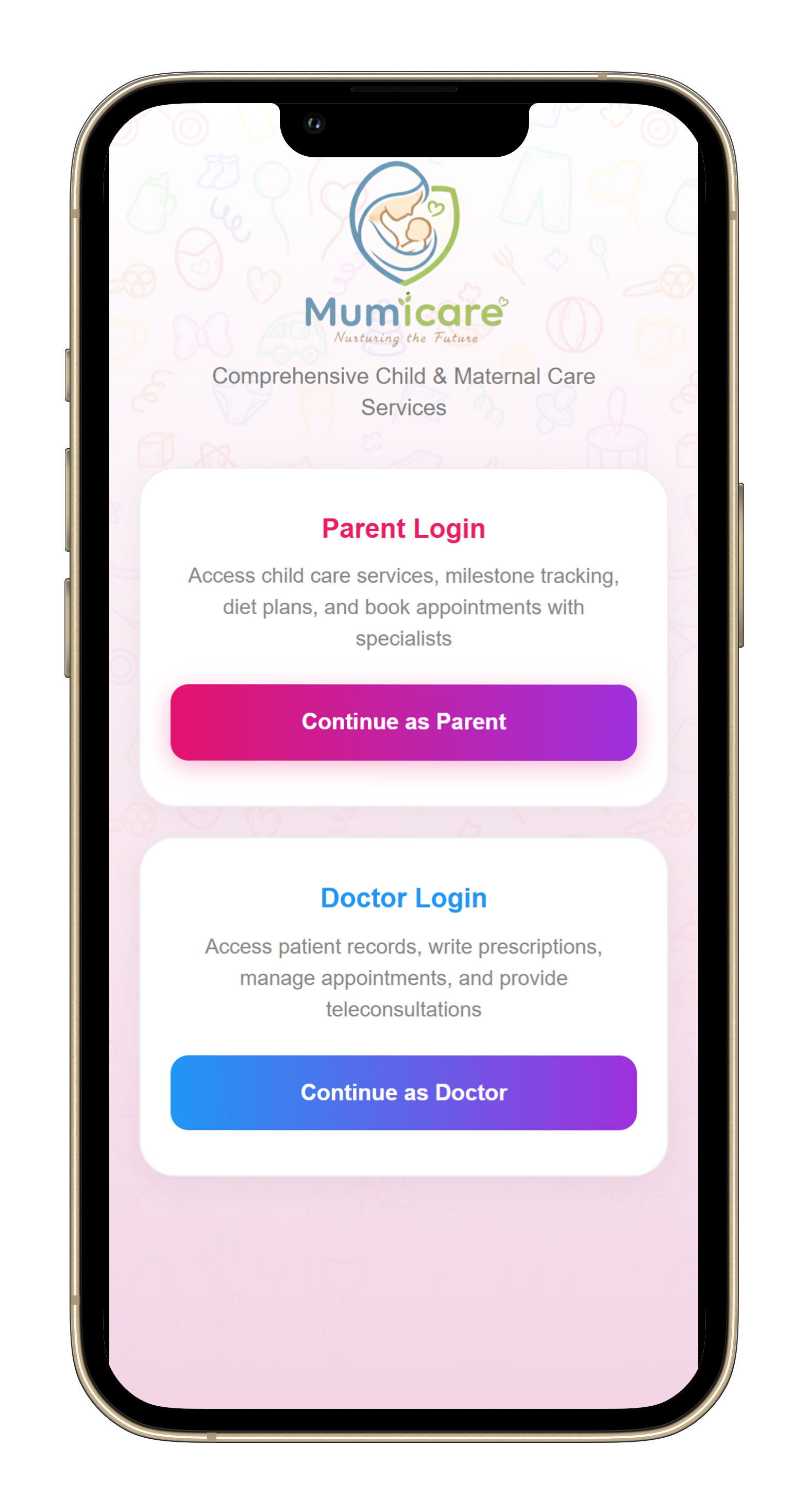 Mumicare App